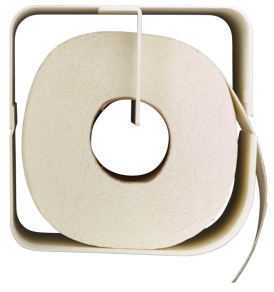 Dérouleur papier-toilette Minimali Blanc Coton